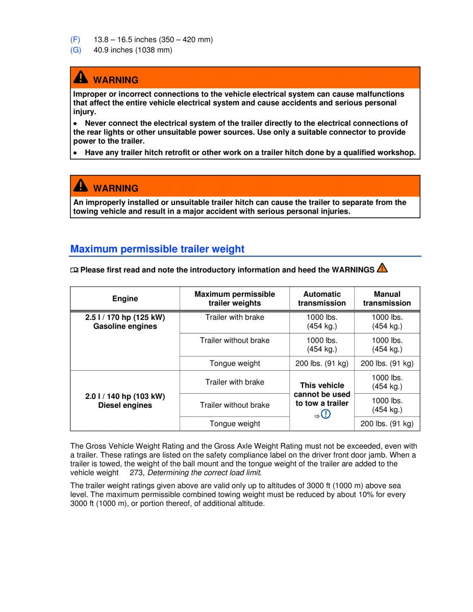 VW Golf VI 6 owners manual / page 136