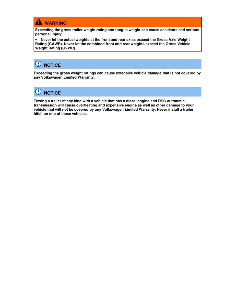 VW Golf VI 6 owners manual / page 137