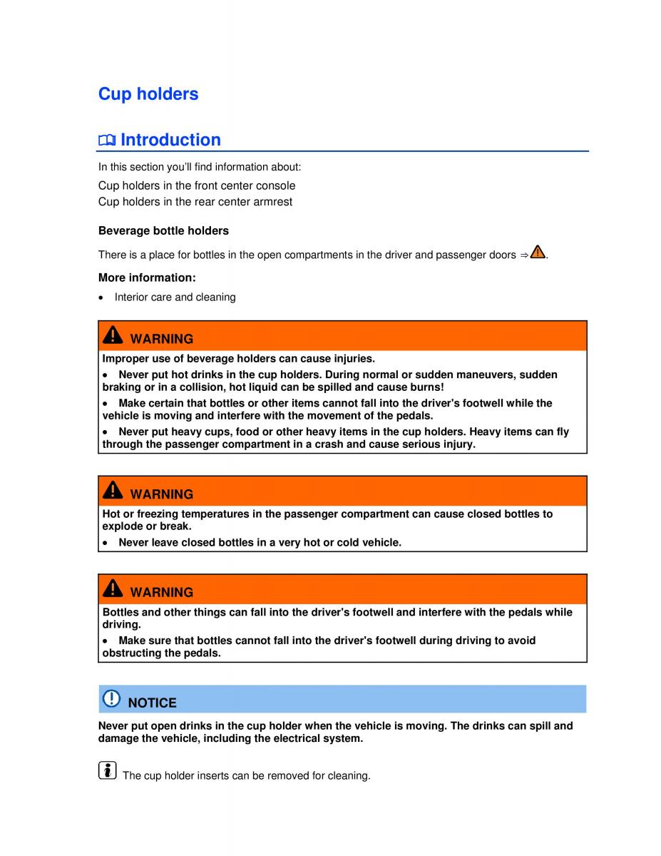 VW Golf VI 6 owners manual / page 146