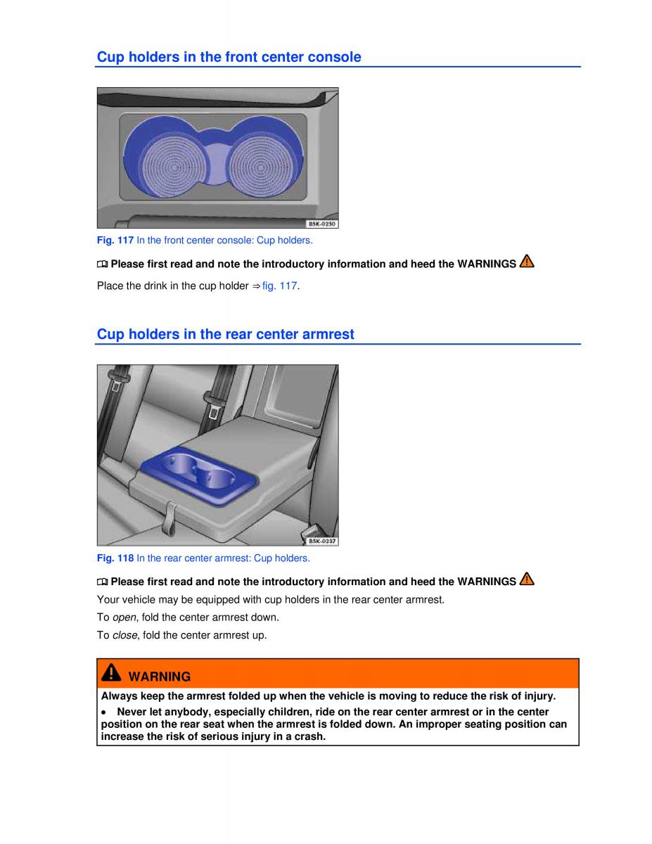 VW Golf VI 6 owners manual / page 147