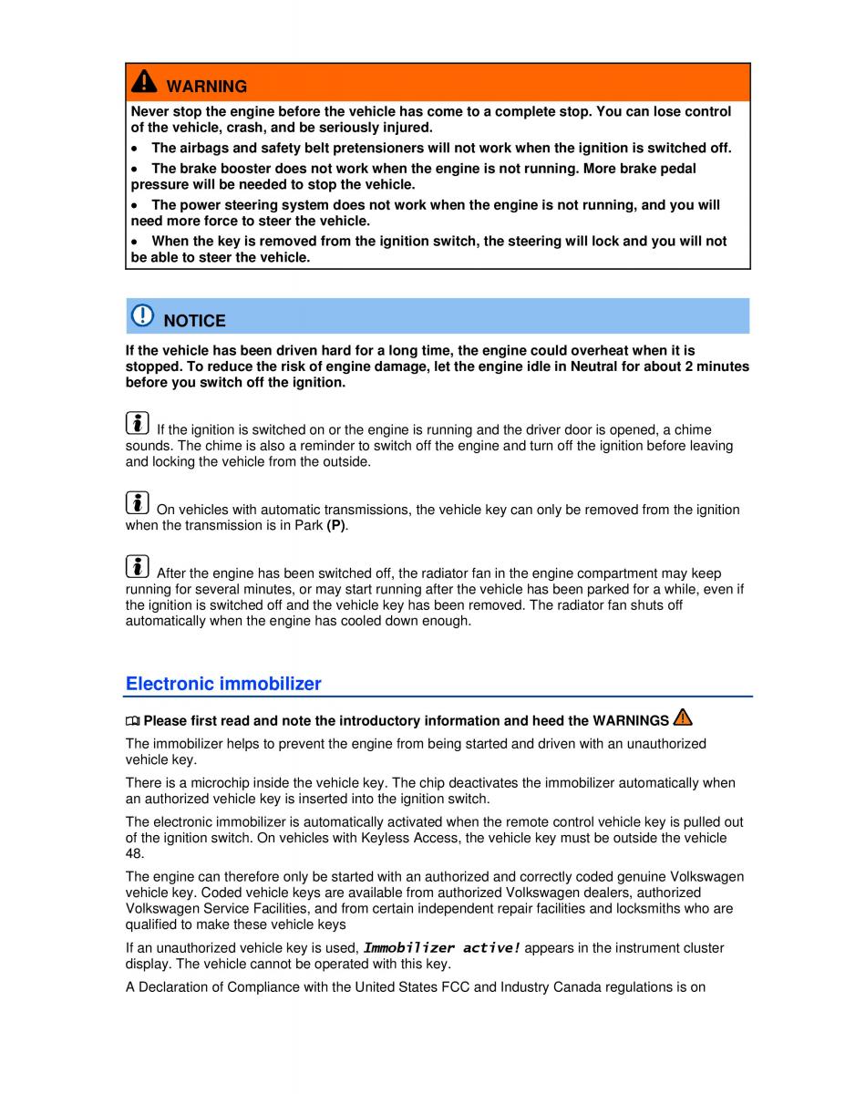 VW Golf VI 6 owners manual / page 161