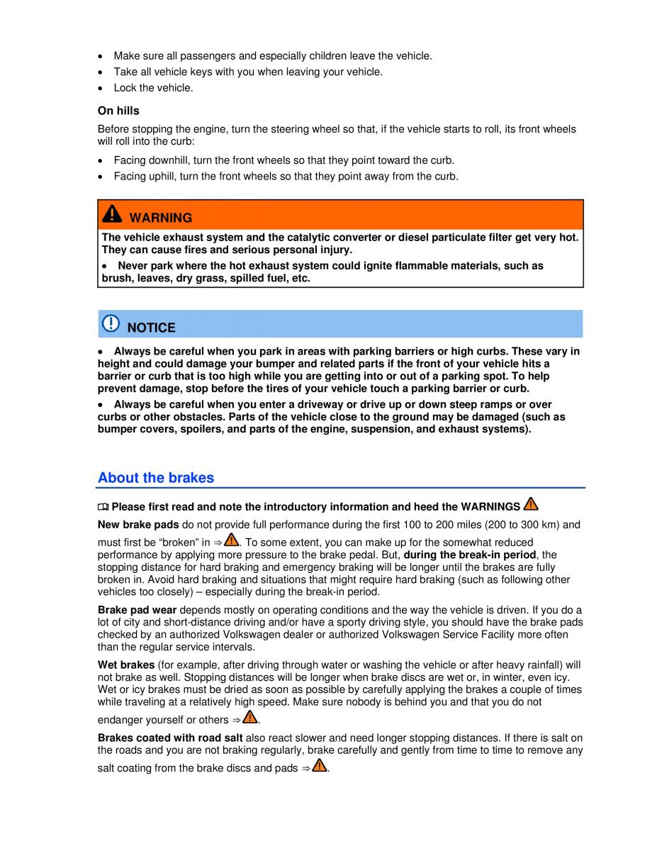 VW Golf VI 6 owners manual / page 180