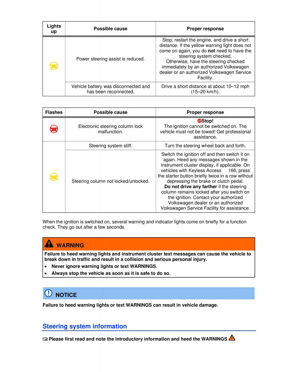 VW Golf VI 6 owners manual / page 193