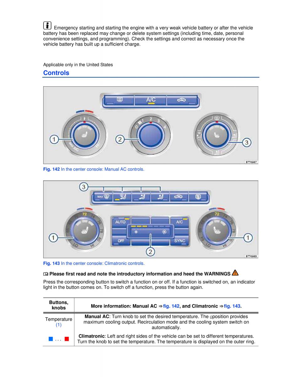 VW Golf VI 6 owners manual / page 208