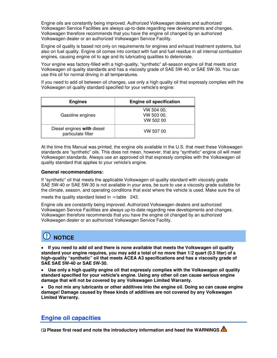 VW Golf VI 6 owners manual / page 233