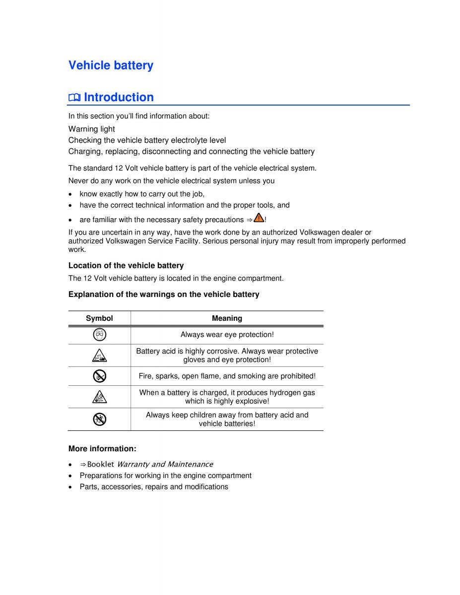 VW Golf VI 6 owners manual / page 239