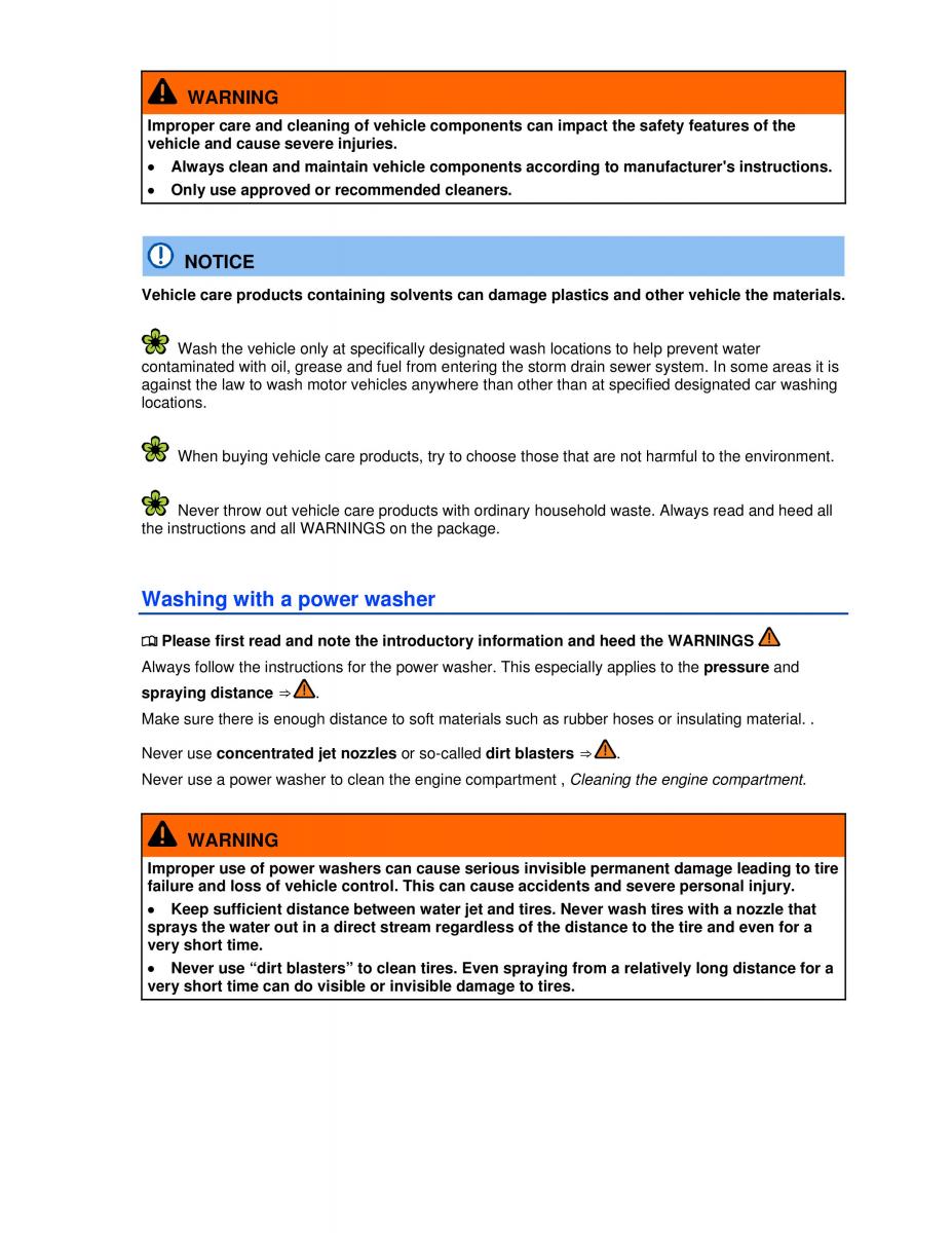 VW Golf VI 6 owners manual / page 243