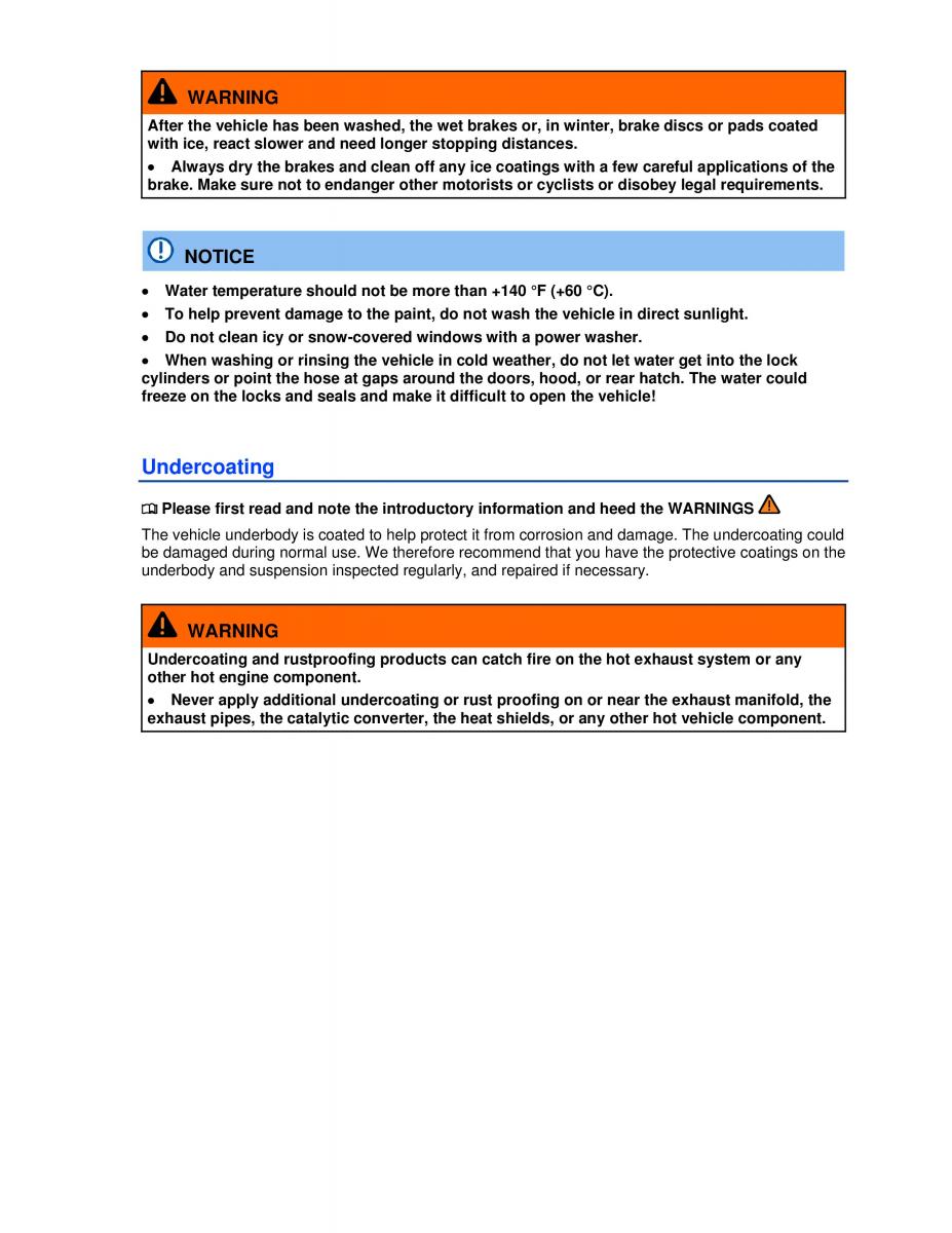 VW Golf VI 6 owners manual / page 244