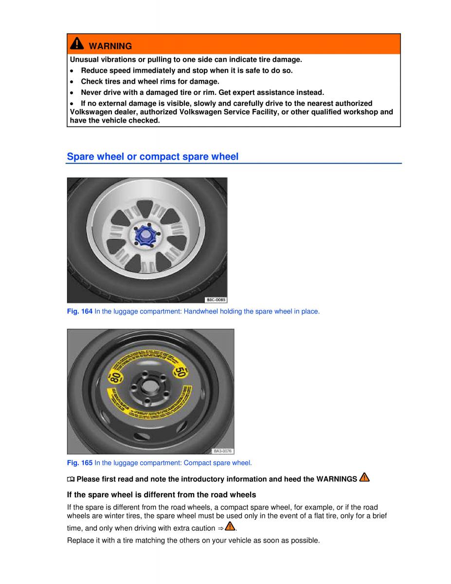 VW Golf VI 6 owners manual / page 256