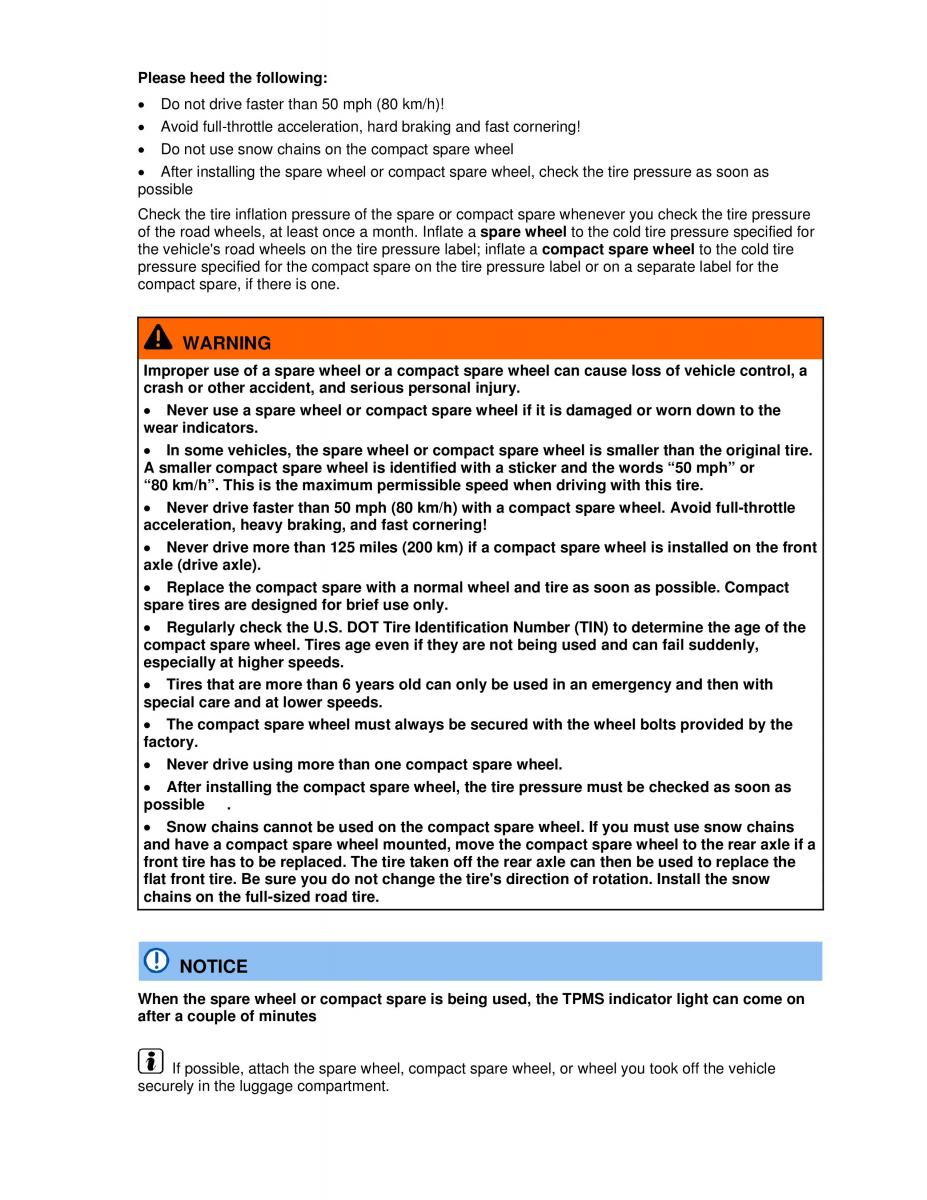 VW Golf VI 6 owners manual / page 257