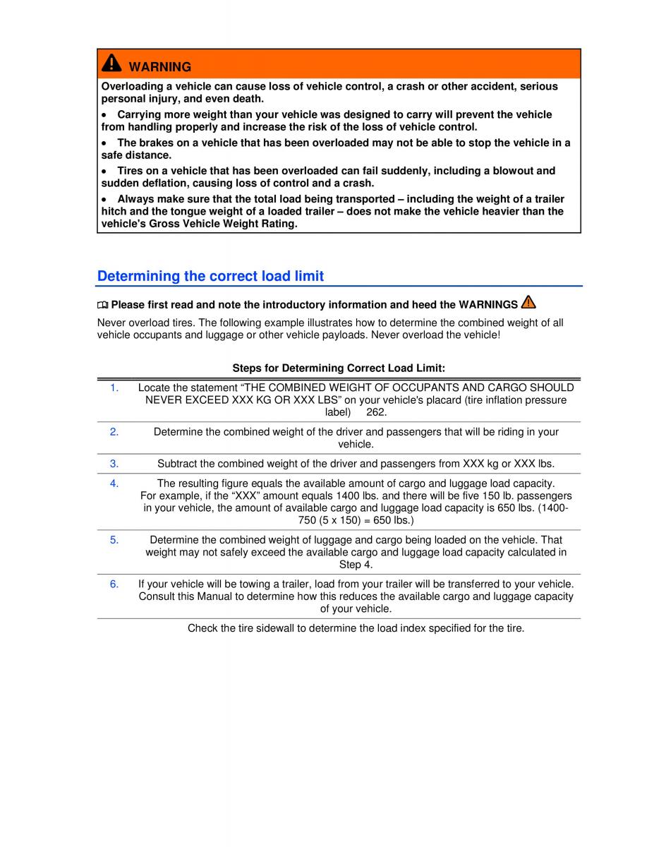 VW Golf VI 6 owners manual / page 268