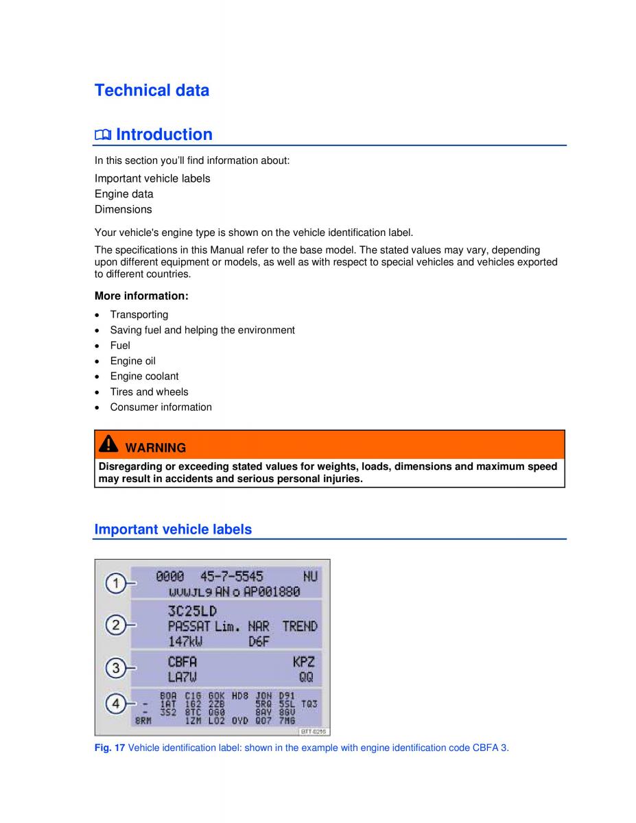 VW Golf VI 6 owners manual / page 29