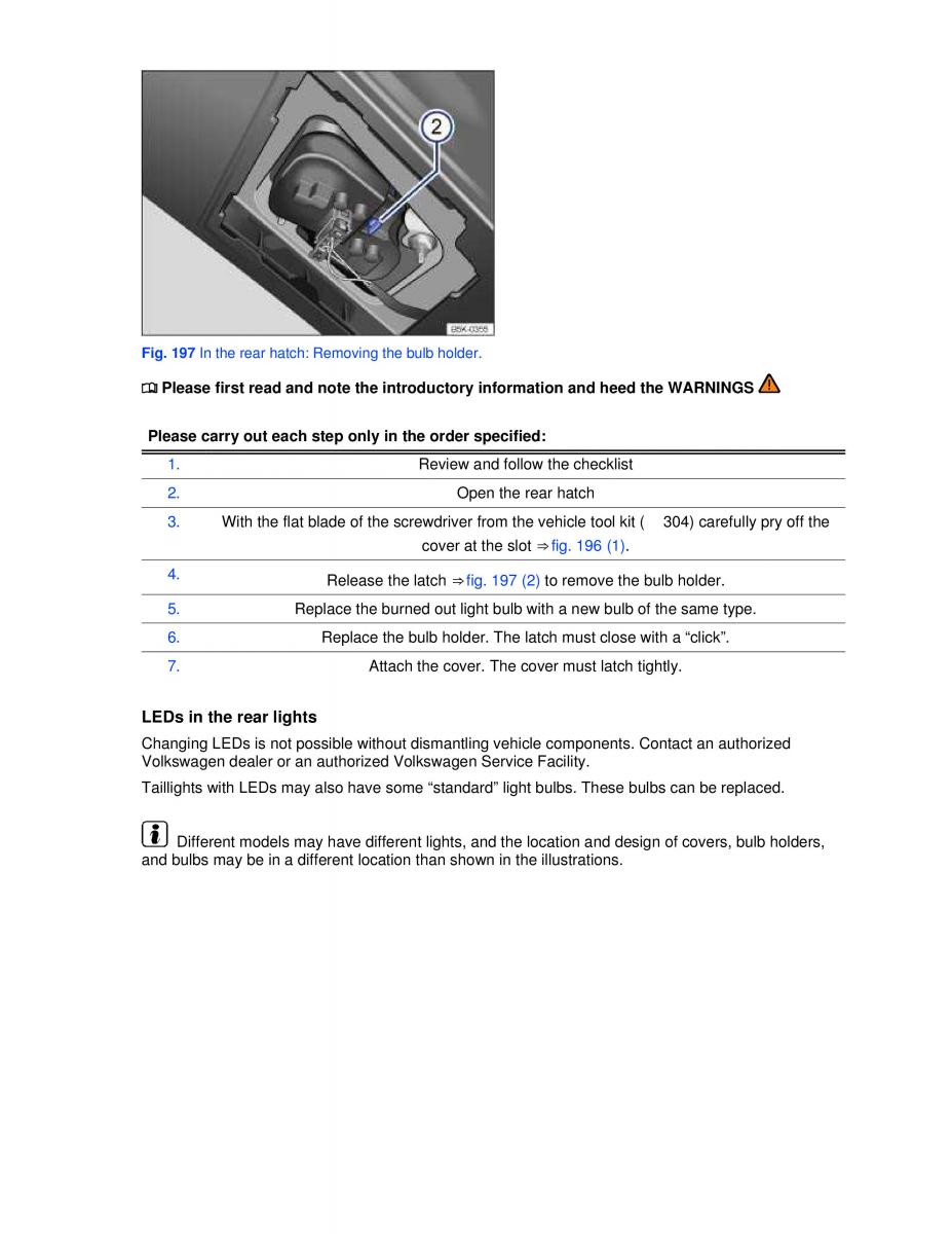 VW Golf VI 6 owners manual / page 312