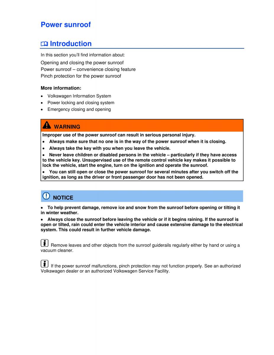 VW Golf VI 6 owners manual / page 54