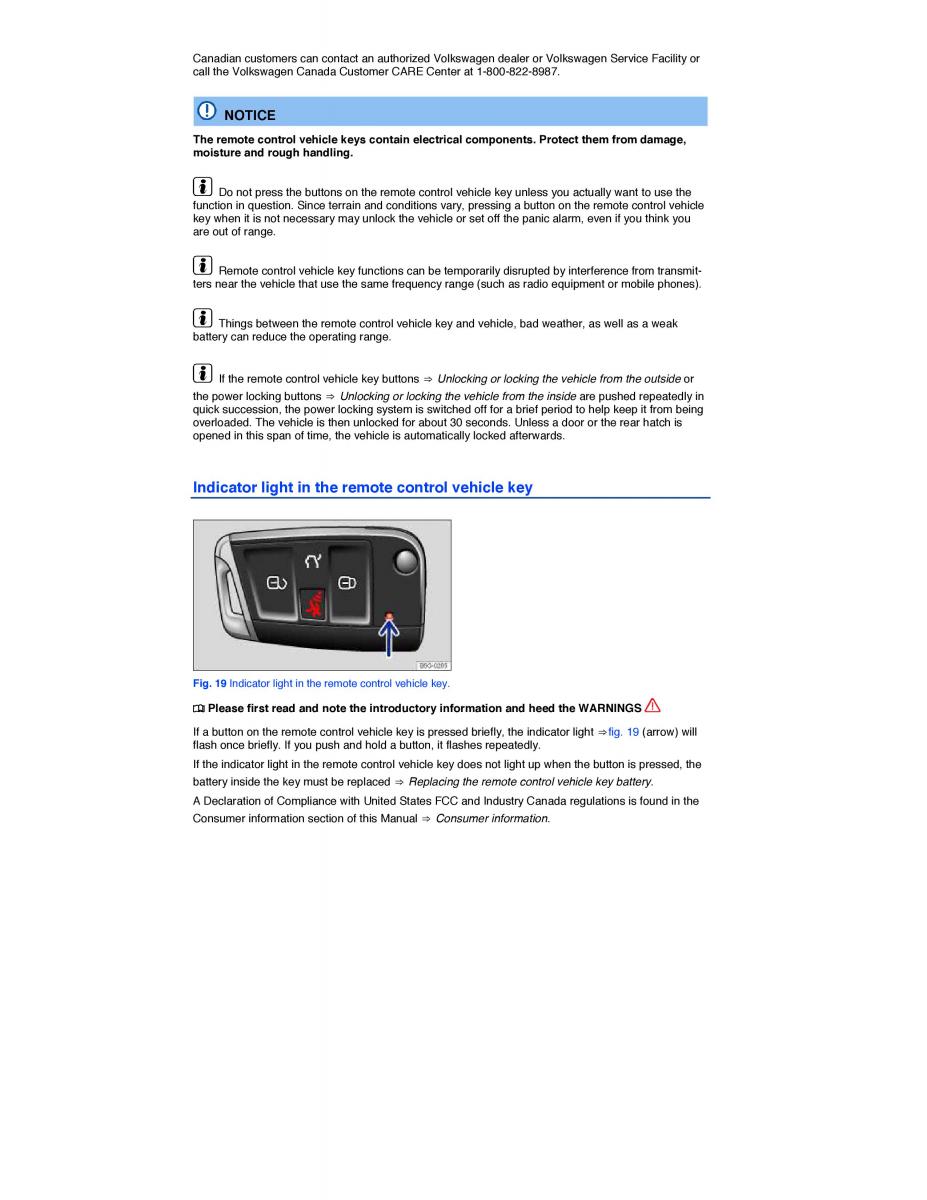 VW Golf VII 7 SportWagen Variant owners manual / page 62