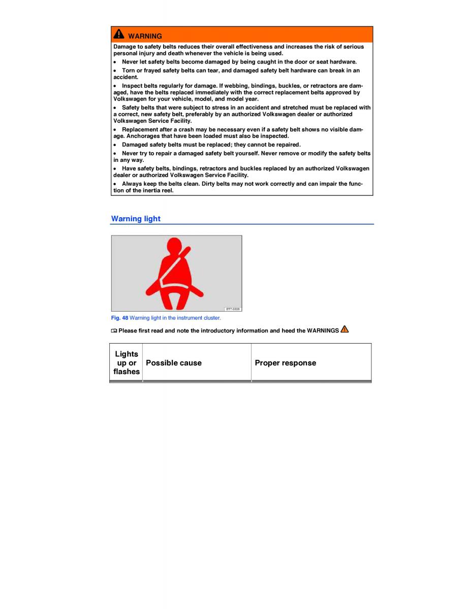 VW Golf VII 7 SportWagen Variant owners manual / page 111