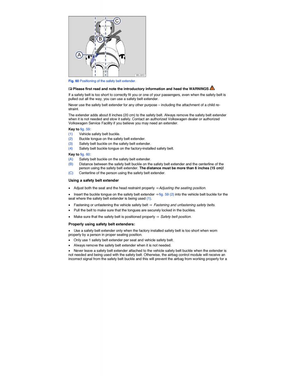 VW Golf VII 7 SportWagen Variant owners manual / page 121