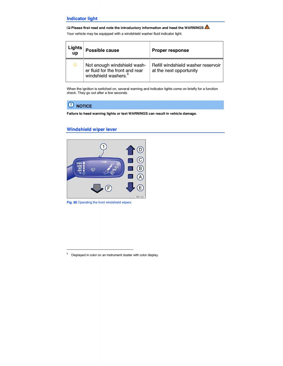 VW Golf VII 7 SportWagen Variant owners manual / page 139