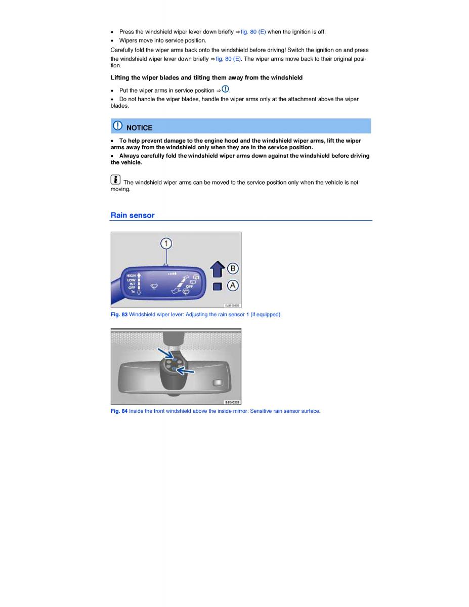 VW Golf VII 7 SportWagen Variant owners manual / page 143