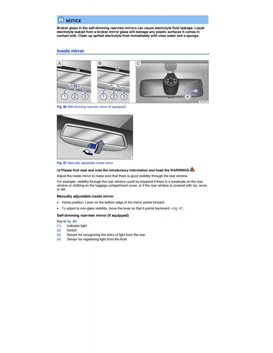 VW Golf VII 7 SportWagen Variant owners manual / page 148