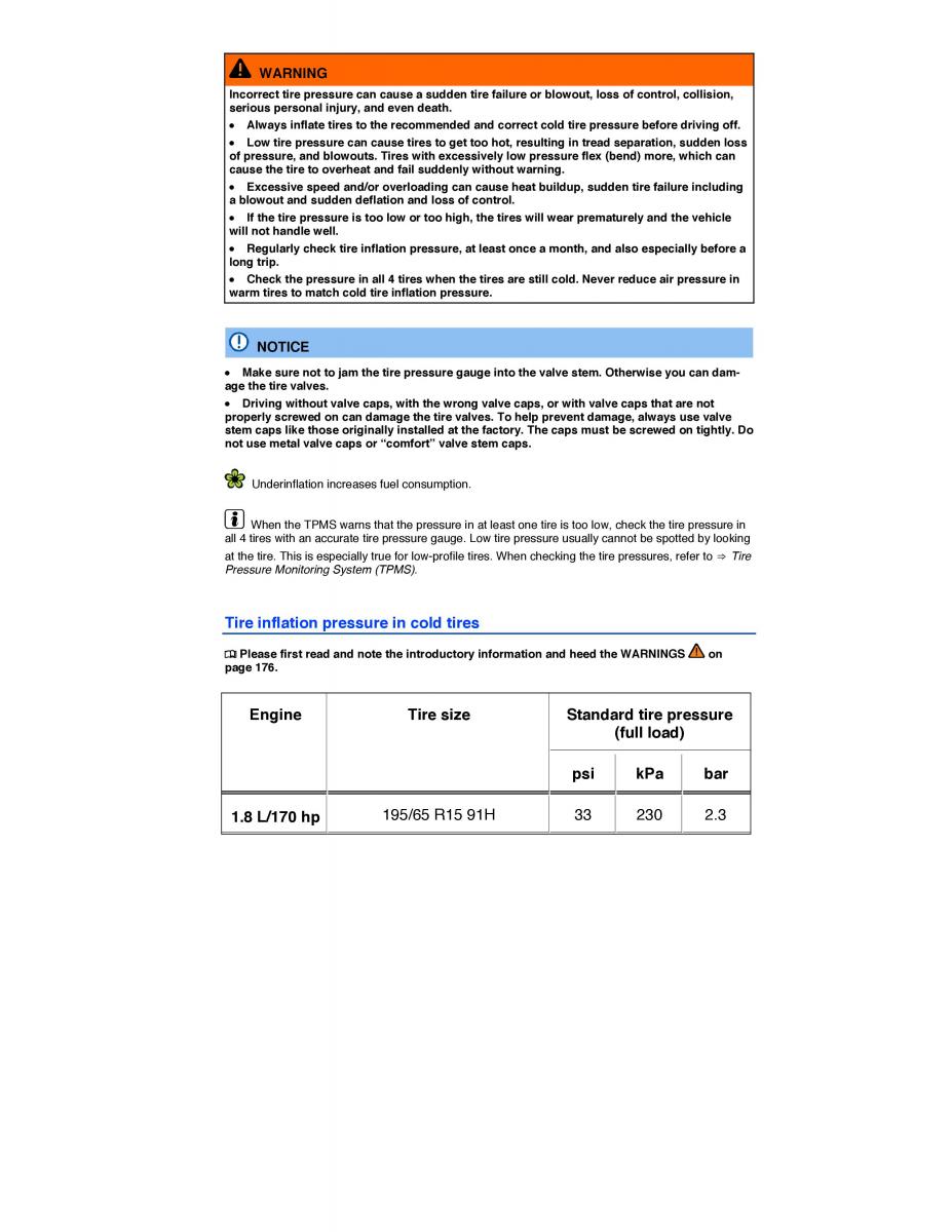 VW Golf VII 7 SportWagen Variant owners manual / page 193