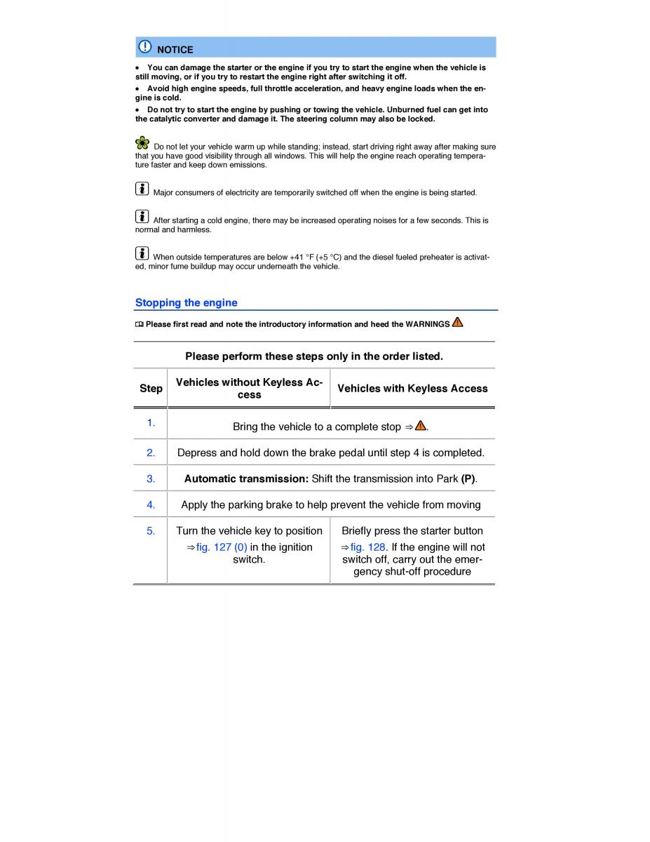 VW Golf VII 7 SportWagen Variant owners manual / page 238