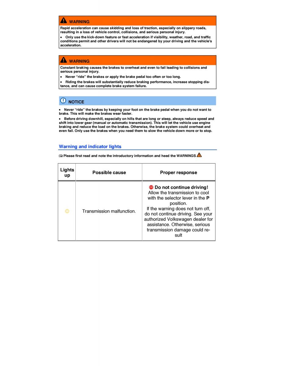 VW Golf VII 7 SportWagen Variant owners manual / page 242