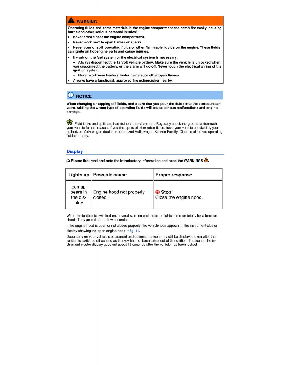 VW Golf VII 7 SportWagen Variant owners manual / page 336