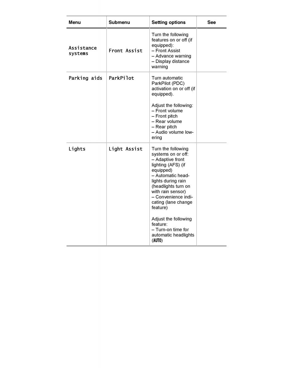 VW Golf VII 7 SportWagen Variant owners manual / page 35