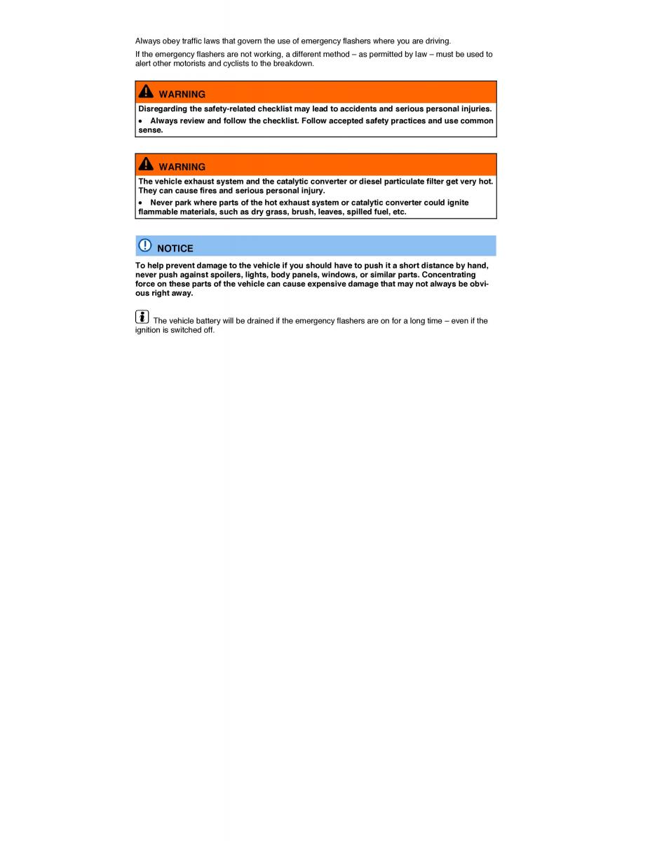 VW Golf VII 7 SportWagen Variant owners manual / page 402