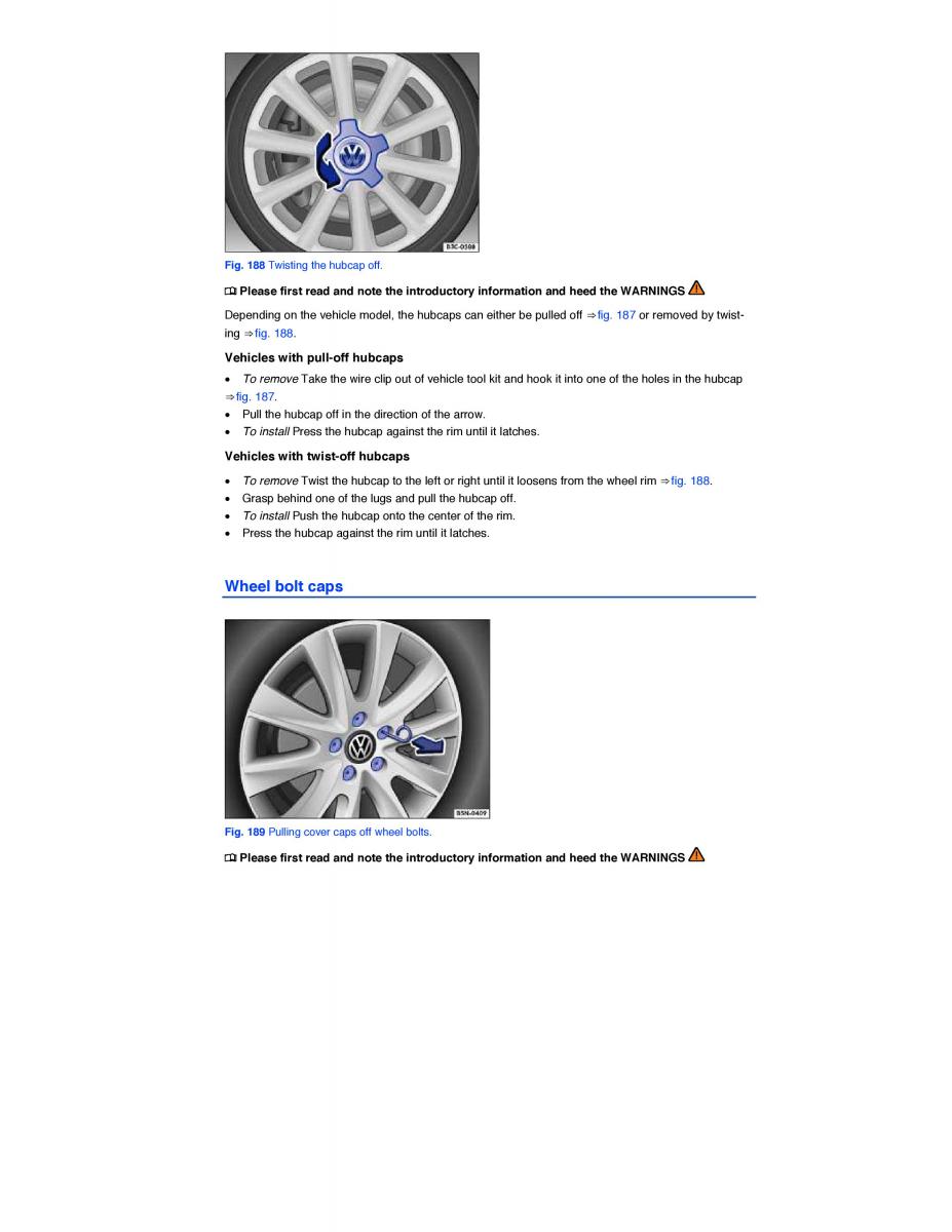 VW Golf VII 7 SportWagen Variant owners manual / page 413