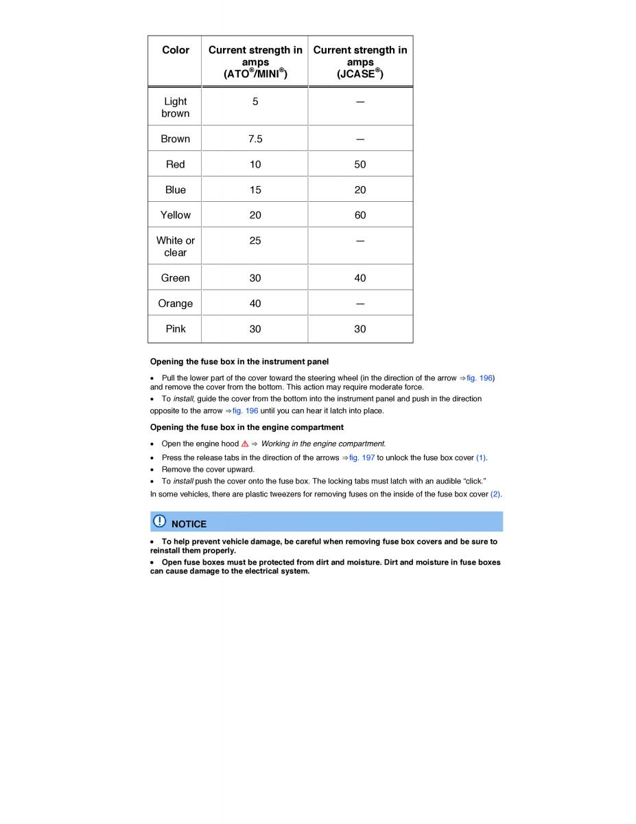 VW Golf VII 7 SportWagen Variant owners manual / page 425