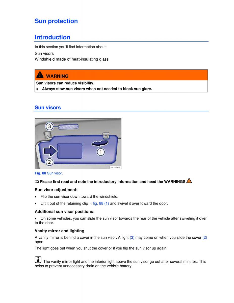 VW Golf VI 6 GTI owners manual / page 100