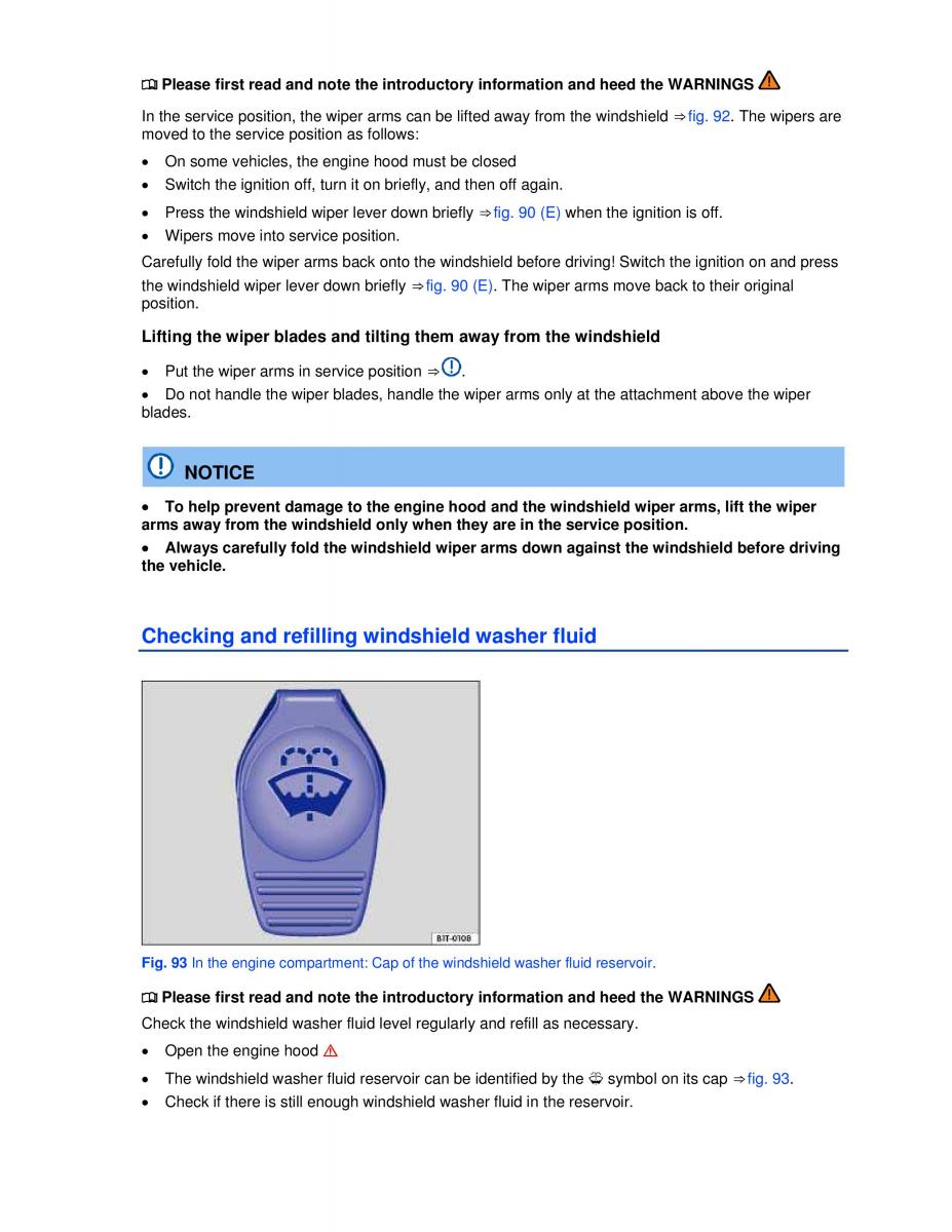 VW Golf VI 6 GTI owners manual / page 106