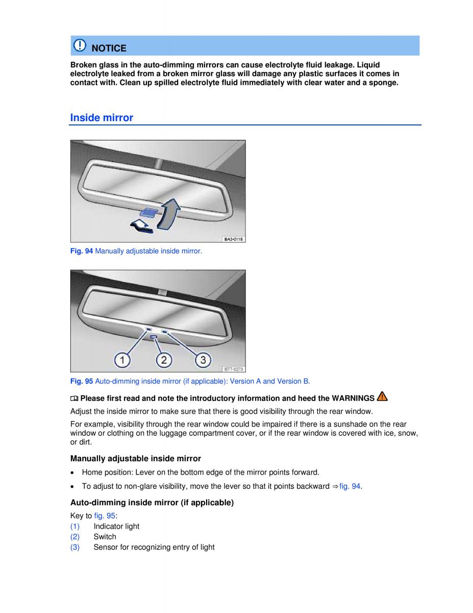 VW Golf VI 6 GTI owners manual / page 133