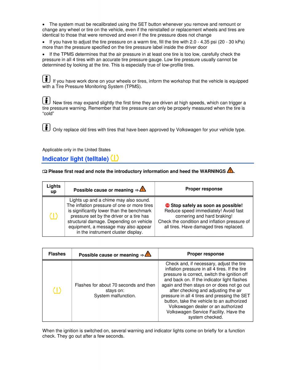 VW Golf VI 6 GTI owners manual / page 202