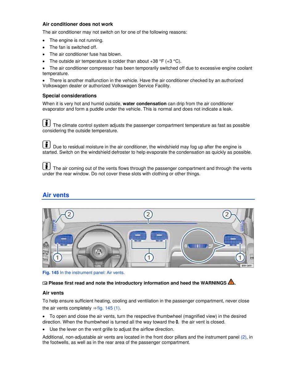 VW Golf VI 6 GTI owners manual / page 212