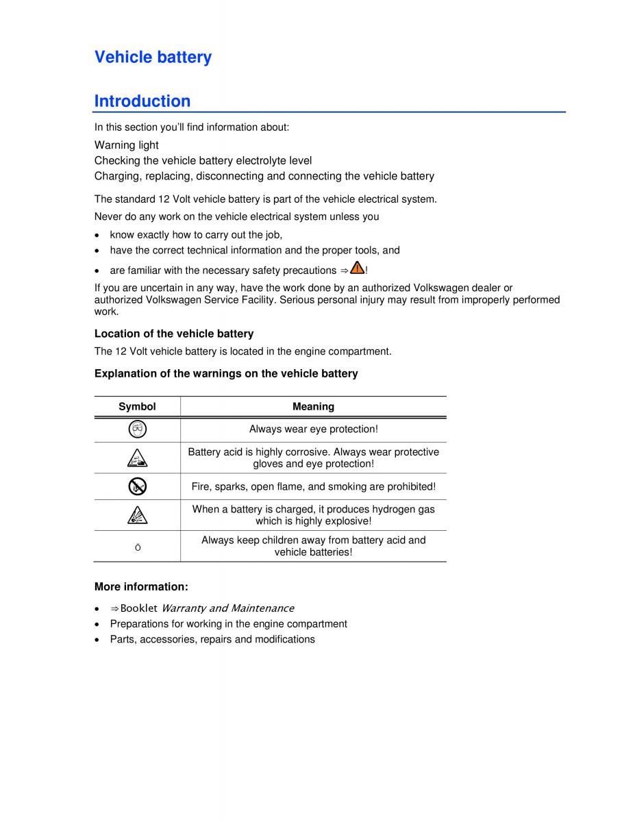 VW Golf VI 6 GTI owners manual / page 237