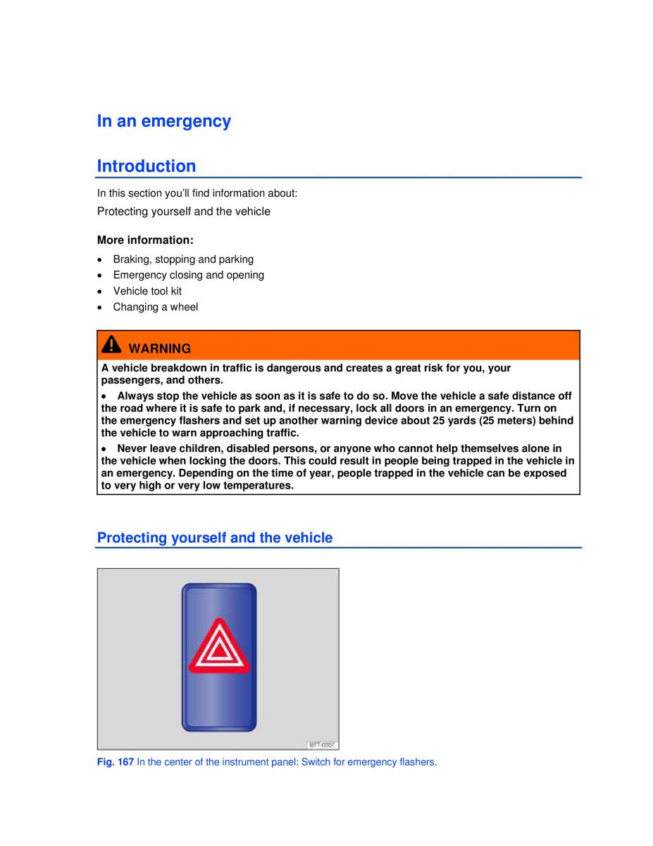 VW Golf VI 6 GTI owners manual / page 285