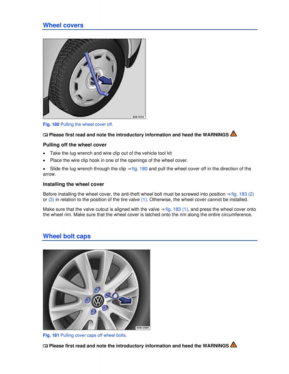 VW Golf VI 6 GTI owners manual / page 299