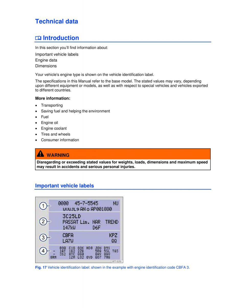 VW Golf VI 6 GTI owners manual / page 30