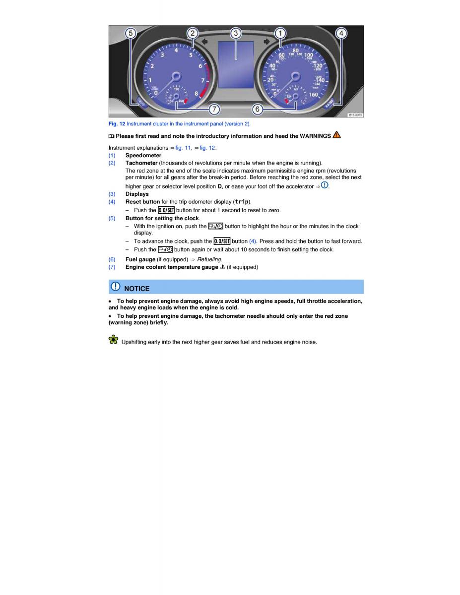 VW Jetta VI 6 owners manual / page 13