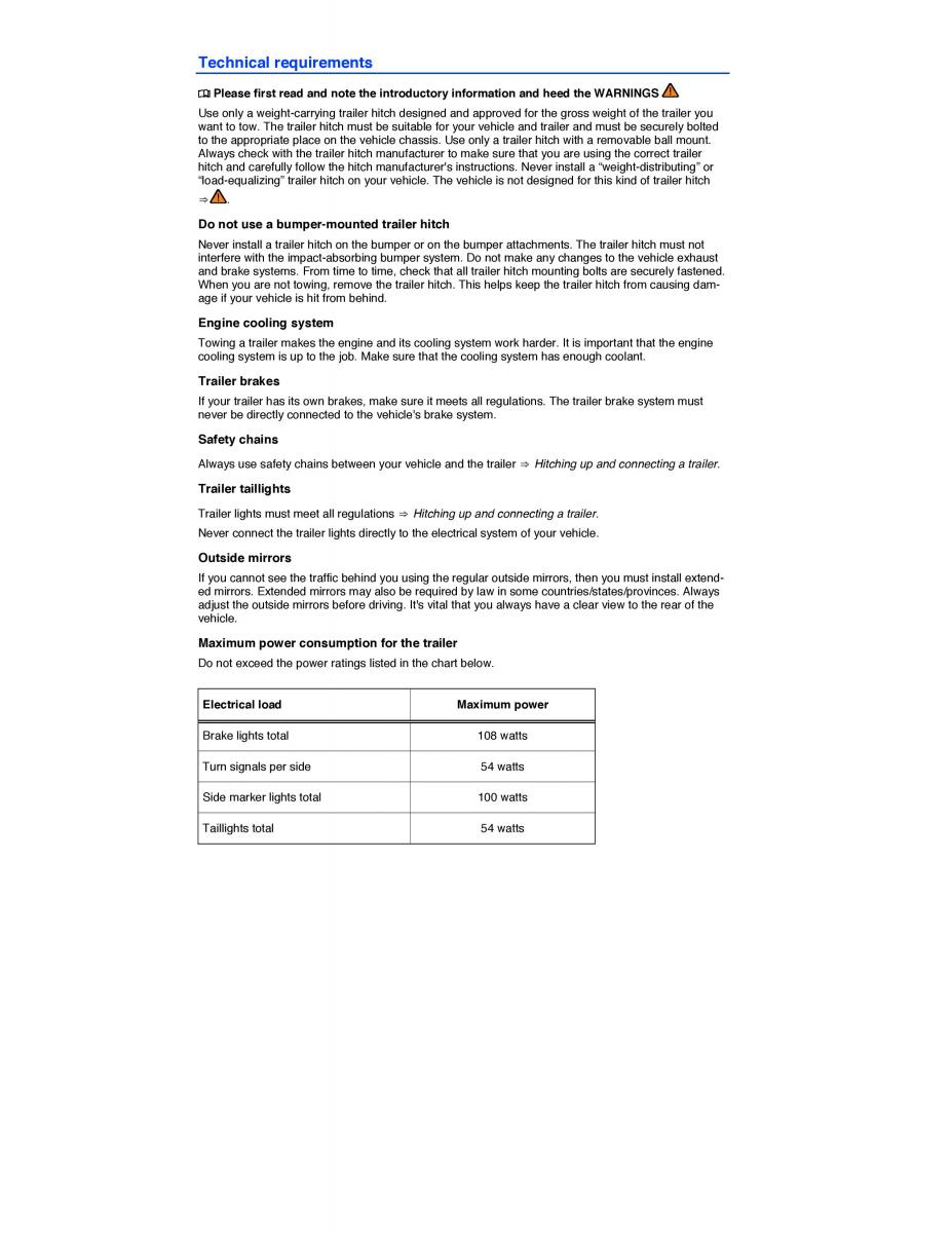 VW Jetta VI 6 owners manual / page 152