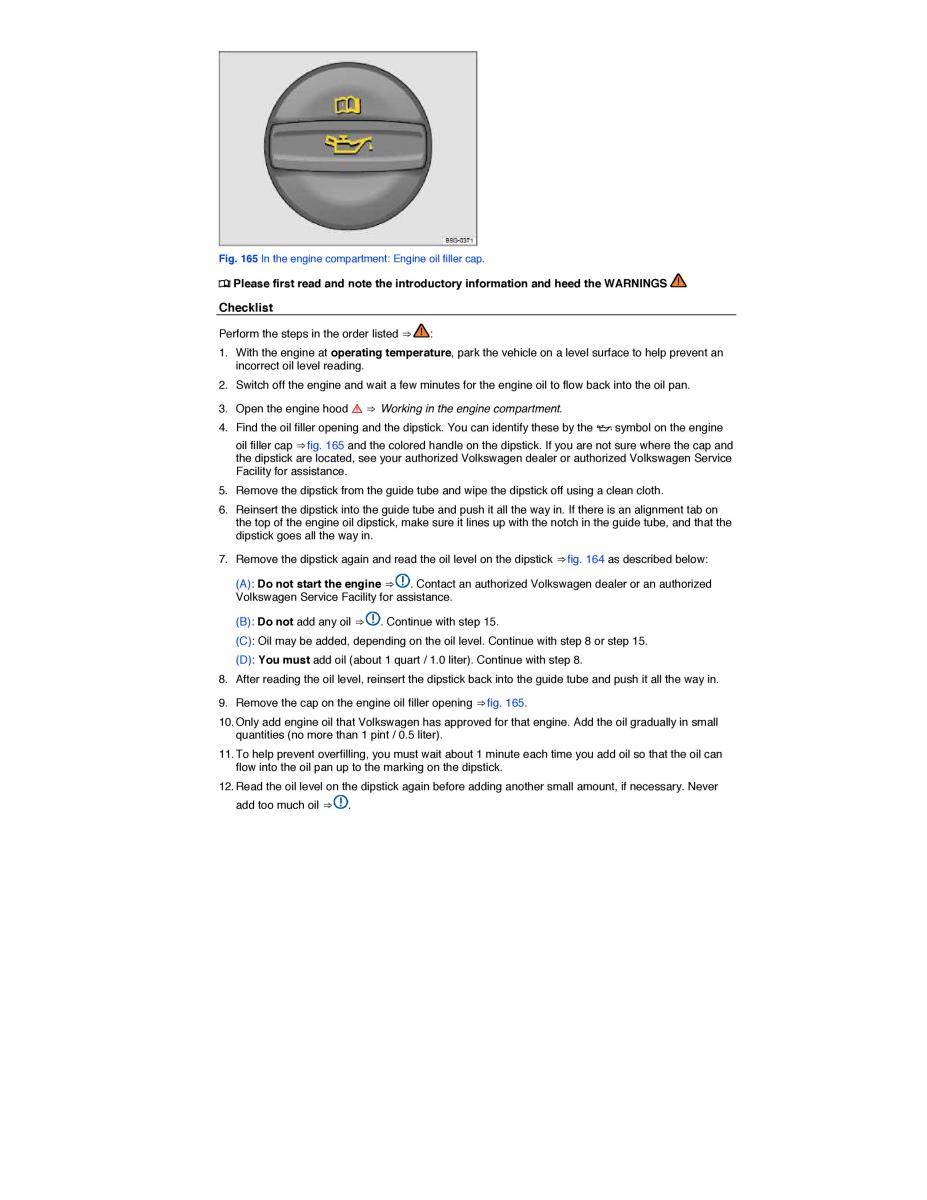 VW Jetta VI 6 owners manual / page 311