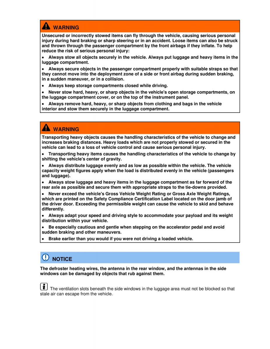 VW Jetta VI SportWagen owners manual / page 120