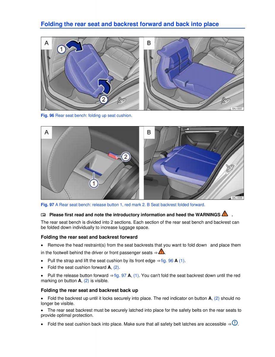 VW Jetta VI SportWagen owners manual / page 121