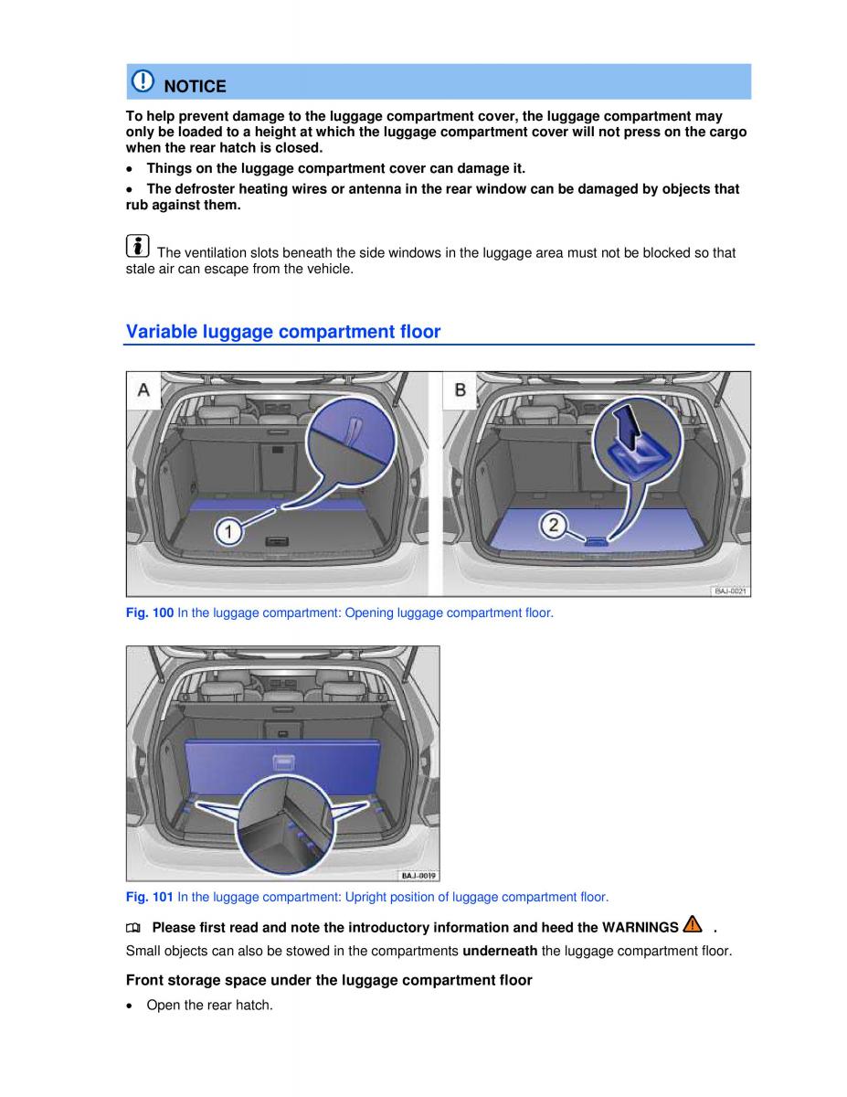 VW Jetta VI SportWagen owners manual / page 124