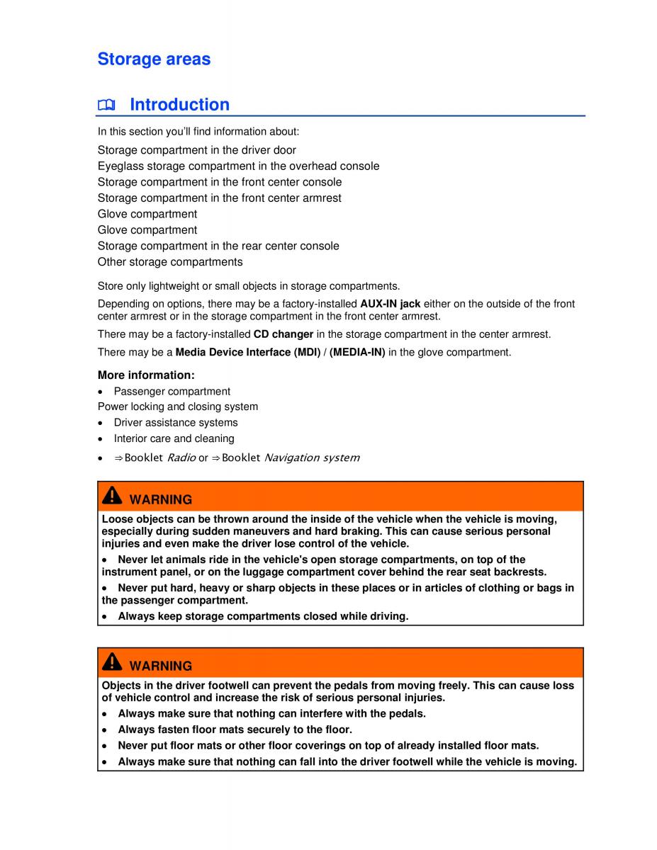 VW Jetta VI SportWagen owners manual / page 143