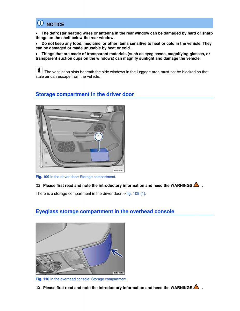 VW Jetta VI SportWagen owners manual / page 144