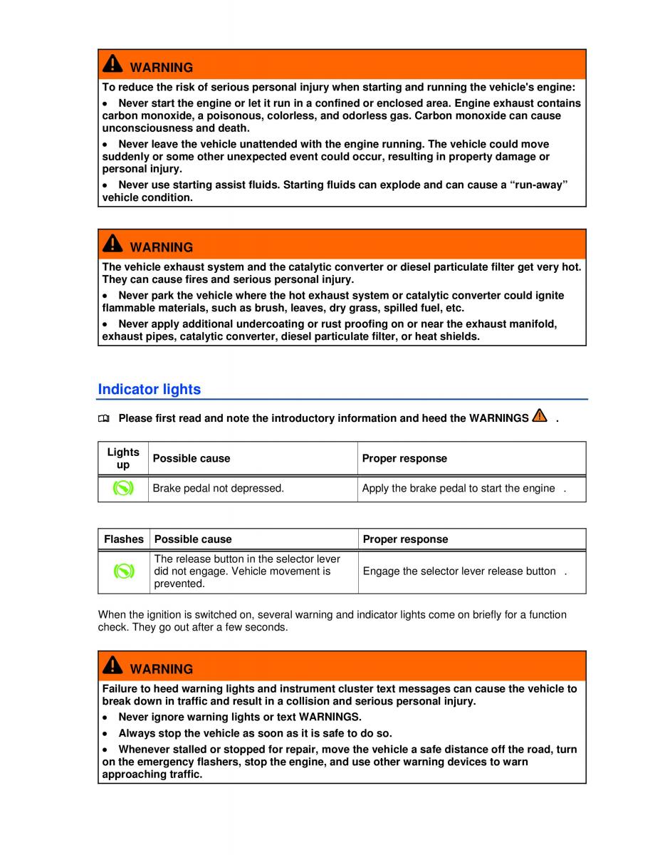 VW Jetta VI SportWagen owners manual / page 159